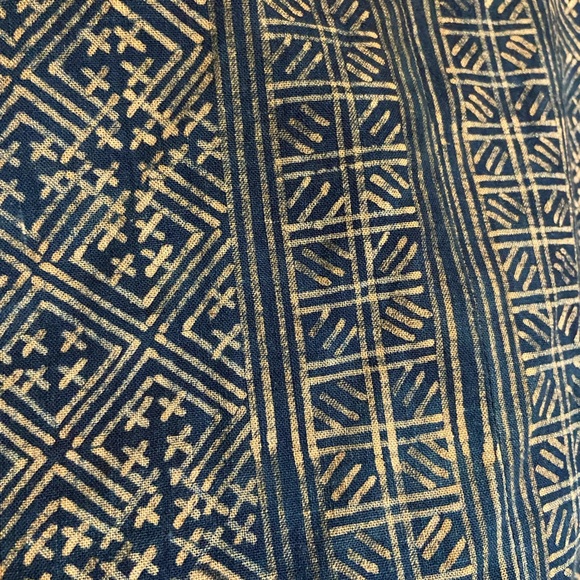 Embroidered Reversible Zip Jacket with Indigo Block Print & Stitchwork - Picture 11 of 12